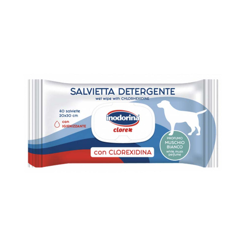 Inodorina Clorex 40 Lingettes Pour Chien