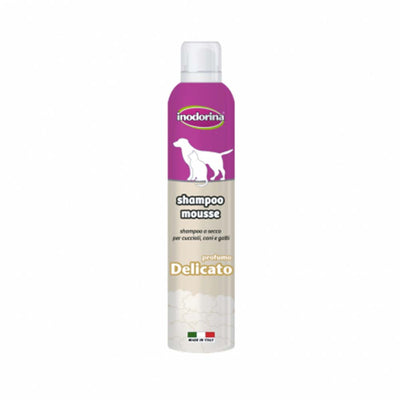 Inodorina Shampooing Mousse Pour Chat et Chien 300 ml PARFUM DÉLICAT