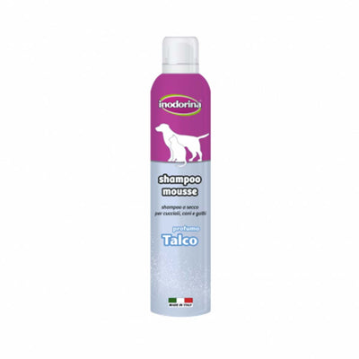 Inodorina Shampooing Mousse Pour Chat et Chien 300 ml PARFUM TALC