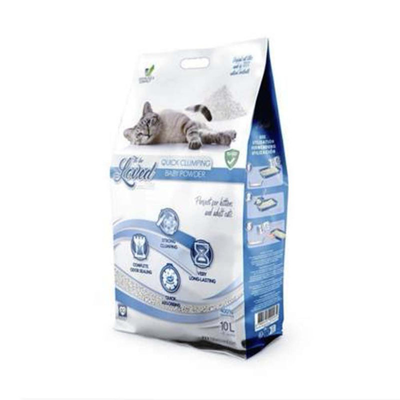 Litière Chat Tobeloved 10L Baby Powder