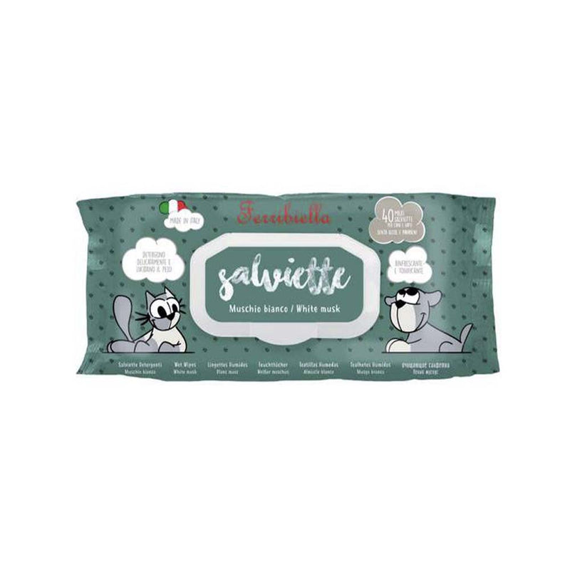 Lingettes Humides WHITE MUSK 40PCS