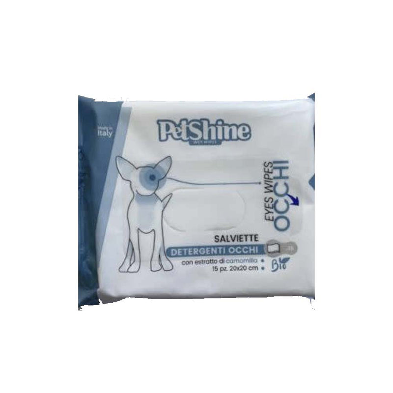 Petshine Lingette Pour Les yeux de votre chien 15PC