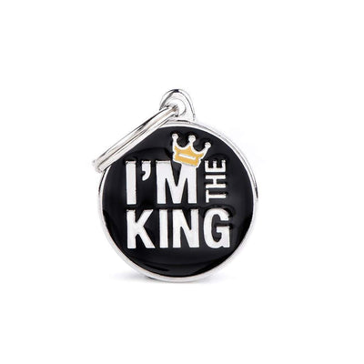 Médaille « I'm The King » pour petit chien – Taille moyenne – La Passion Canine Maroc