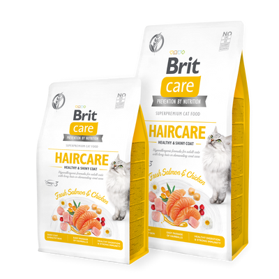 Brit Care Cat Grain-Free SOINS DU CHEVEUX PELAGE SAIN ET BRILLANT 2KG