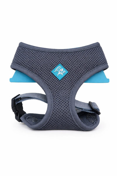 LeoPet – Harnais chien maille respirante Soft Mesh gris taille M – La Passion Canine Maroc