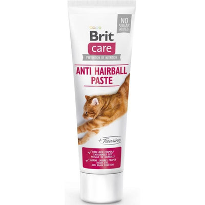 Brit Care Cat Anti-Hairball Paste – Pâte anti-boules de poils 100 g – La Passion Canine Maroc