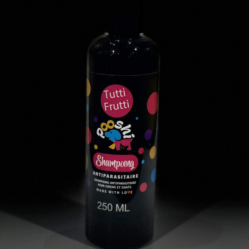 Pooshi – Shampoing antiparasitaire chien et chat 250 ml