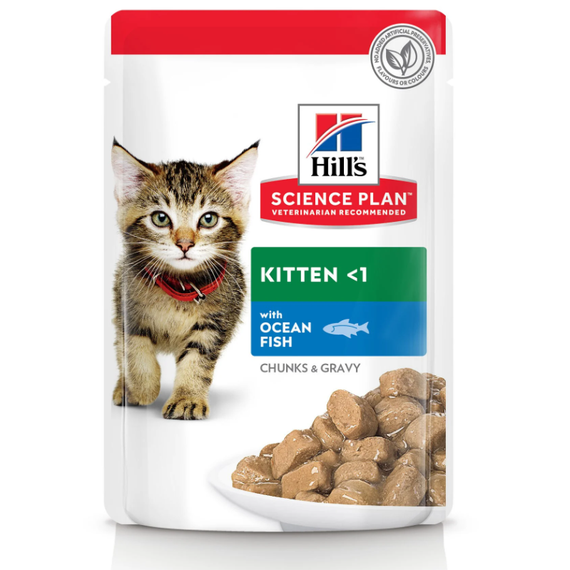Hill's Science Plan Kitten – Sachet chaton au poisson 85 g