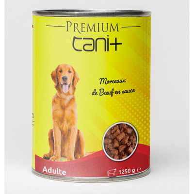 Canifors Morceaux De Viande Avec Boeuf Aliment Pour Chien 1250G