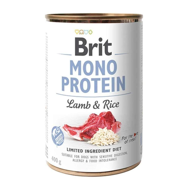 Brit Mono Protein & Riz – Pâtée chien 400 g