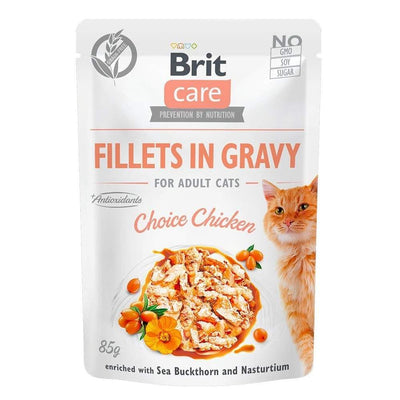 Brit Care – Pâtée chat adulte au poulet 85 g – La Passion Canine Maroc