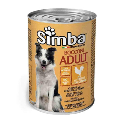 SIMBA PATE POUR CHIEN ADULT AU POULET 415G
