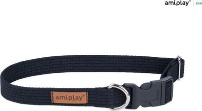 Amiplay – Collier chien taille XS noir – La Passion Canine Maroc