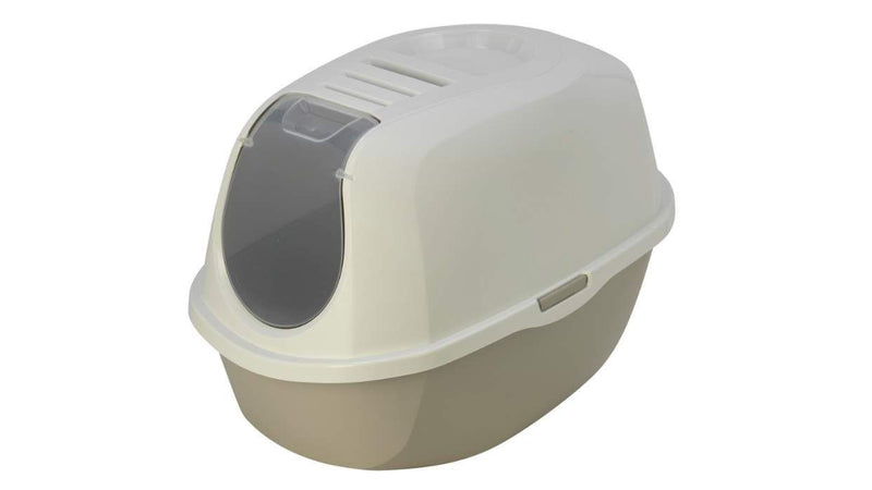 Moderna Smart Cat – Maison de toilette fermée gris chaud