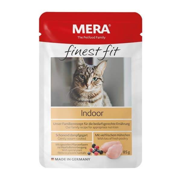 Mera Finest Fit Indoor – Pâtée chat d'intérieur au poulet 85 g