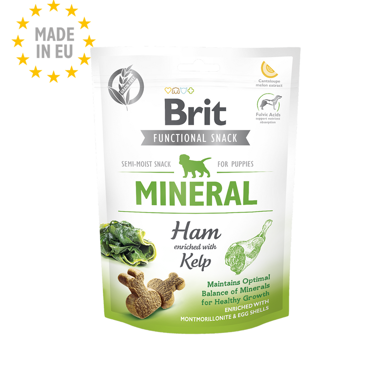 Brit Care Dog Fonctionnel Snack Min√©ral Jambon pour chiots 150G