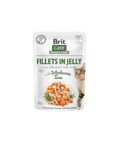 Brit Care – Filets de thon en gelée pour chat adulte 85 g – La Passion Canine Maroc