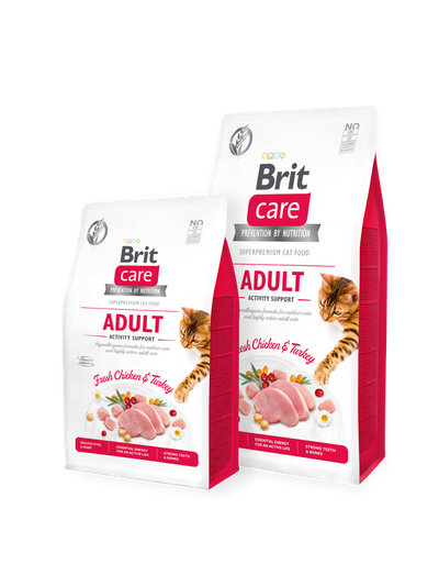 Brit Care Cat Grain-Free ADULT ACTIVITY SUPPORT 2KG