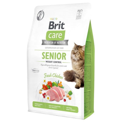 Brit Care Cat Senior 7+ – Croquettes chat âgé 2 kg – La Passion Canine Maroc