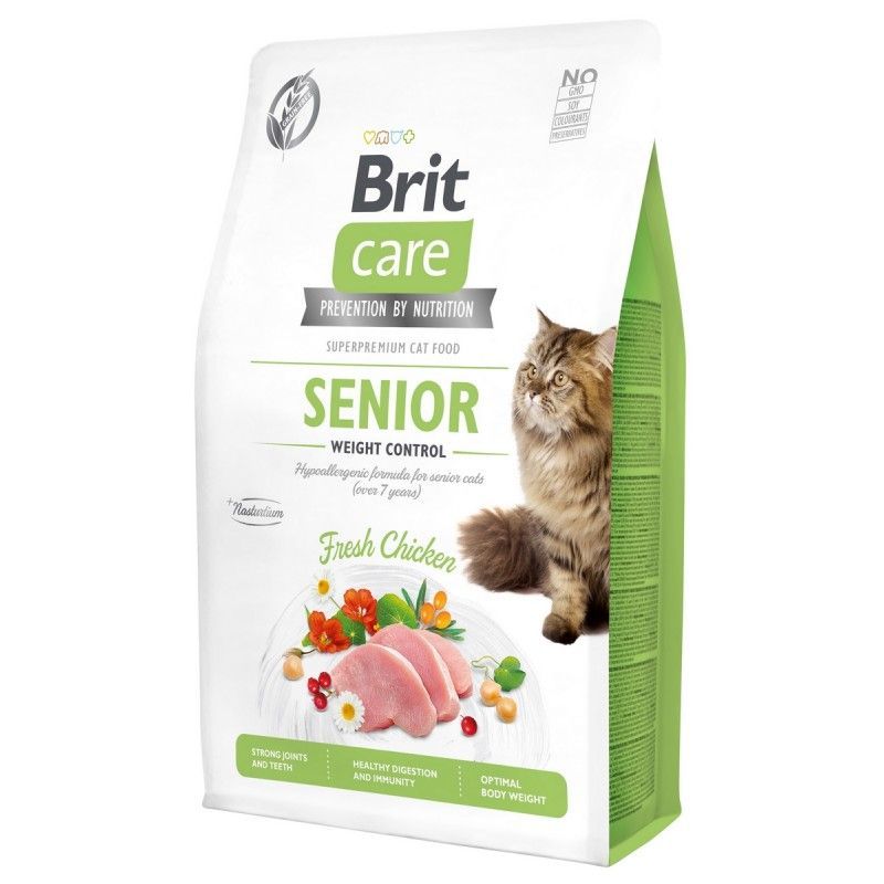 Brit Care Cat Senior 7+ – Croquettes chat âgé 2 kg