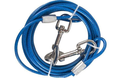 Flamingo – Câble d'attache pour chien bleu (max 20 kg) – La Passion Canine Maroc