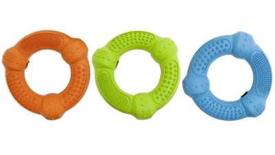 FLAMINGO Bague pour chien en caoutchouc, 12cm