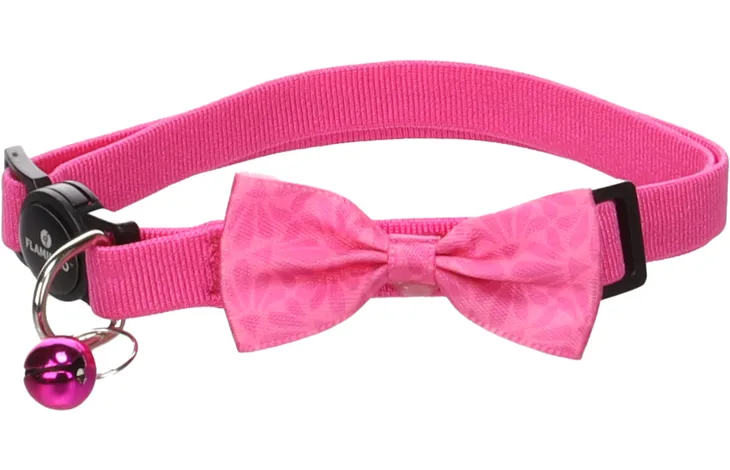 561736Collier avec noeud Castor Rose