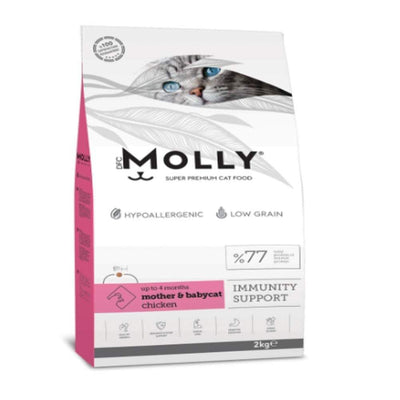 Molly Mother et baby cat pour maman gestante 2 kg au poulet