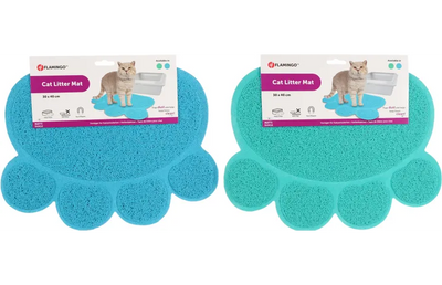 Flamingo Pitou – Tapis pour bac à litière 30x40 cm assortis – La Passion Canine Maroc