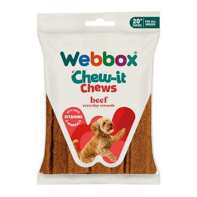 Webbox Chew-it Chews – Friandises à mâcher chien bœuf 200 g – La Passion Canine Maroc