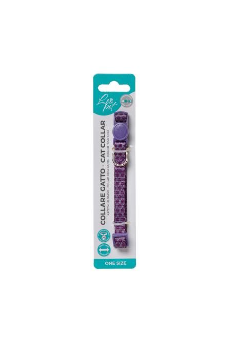 Collier pour chat mauve