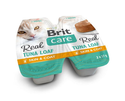 Brit Care Cat Pâté – Friandise chat thon peau et pelage 2 x 37 g – La Passion Canine Maroc