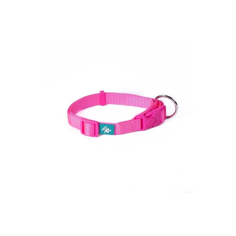 Collier pour chien rose taille M 40-50 cm