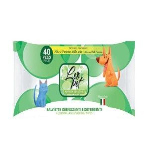 Lingettes nettoyantes pour chats et chiens - huile essentielle d'arbre a th√©