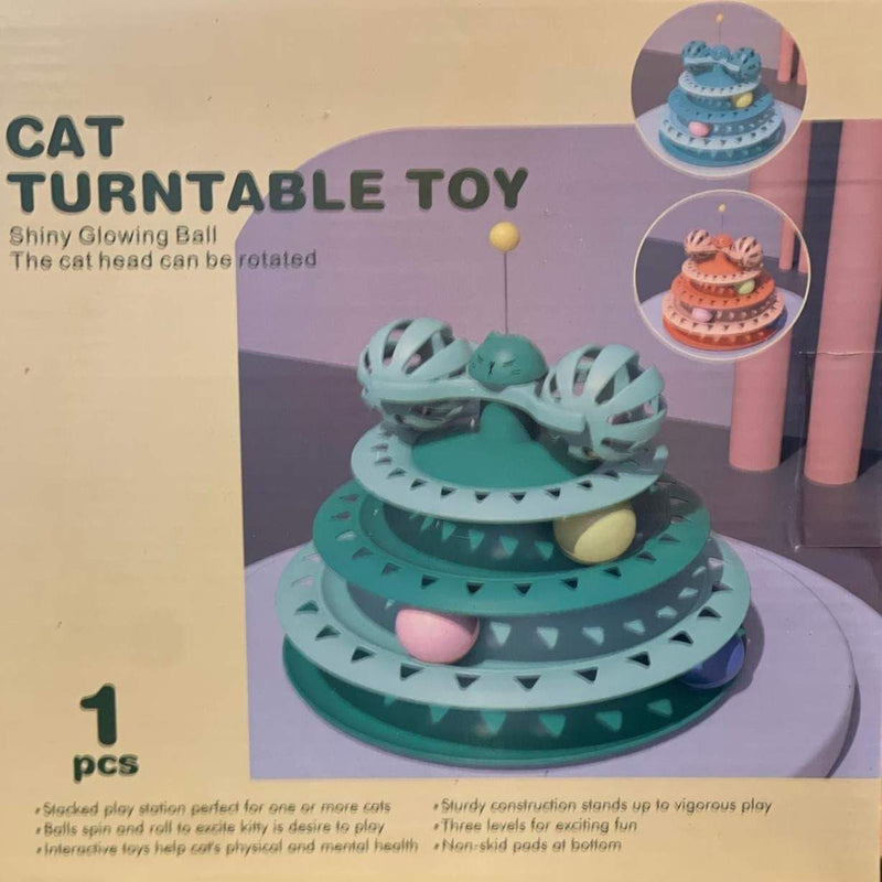 TURNTABLE TOY POUR CHAT