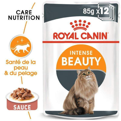 Royal Canin Intense Beauty – Pâtée chat adulte 85 g – La Passion Canine Maroc