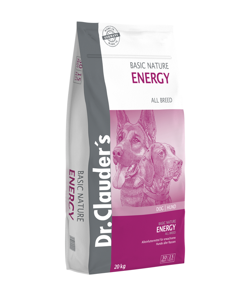 Dr Clauder Basic Nature Natural Energy Dog Food, 20kg