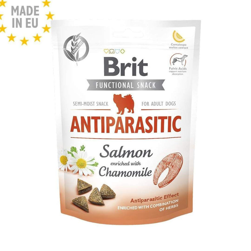 Brit Care Functional Snack Antiparasitic – Friandises chien saumon
