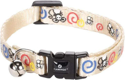 Collier Ziggi Blanc & Noir & Rouge & Bleu & Jaune