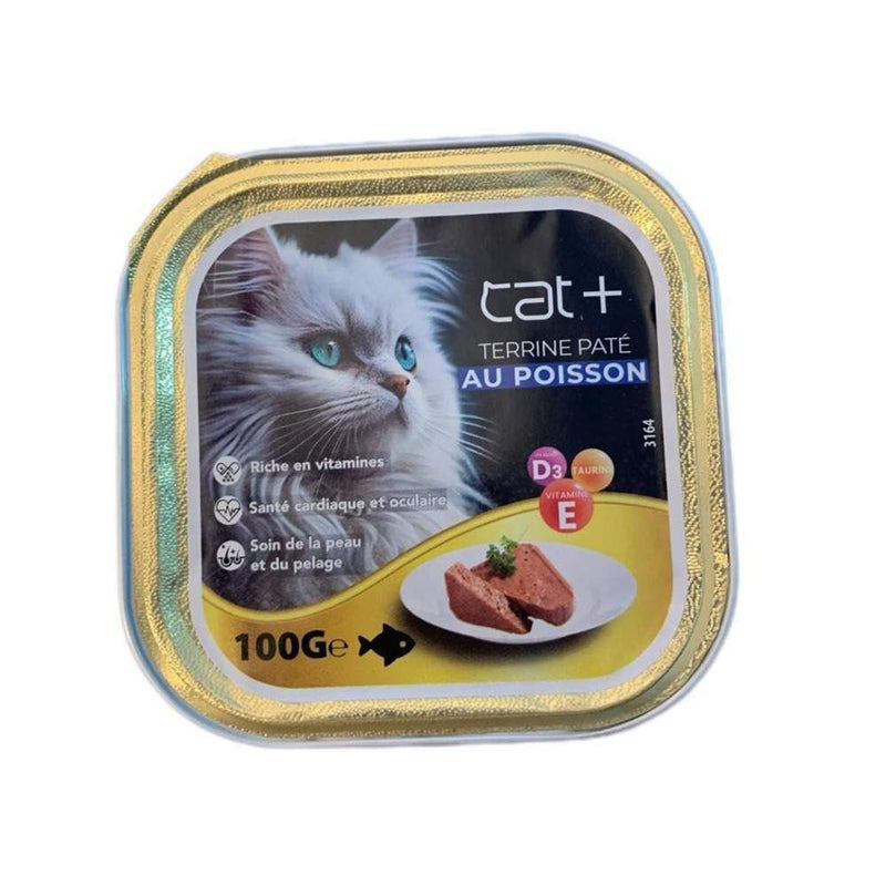 Cat Plus – Terrine pâtée chat au poisson 100 g