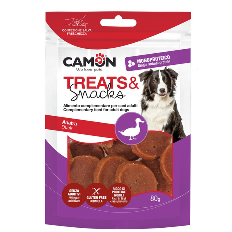 Camon – Friandises pour chien au canard 80 g