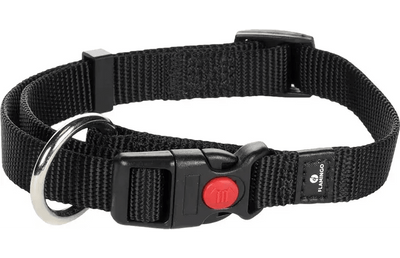 Collier pour chien noir 40-55 cm taille M – La Passion Canine Maroc