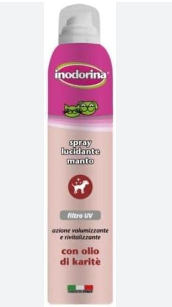 INODORINA SPRAY LUCIDANTE MANTO POUR CHAT ET CHIEN 200ML