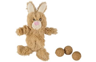 Jouet Tux Lapin & Balle Brun Clair