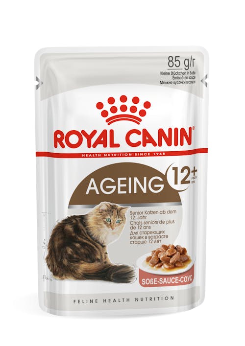 Royal Canin Ageing 12+ – Pâtée chat senior en sauce 85 g