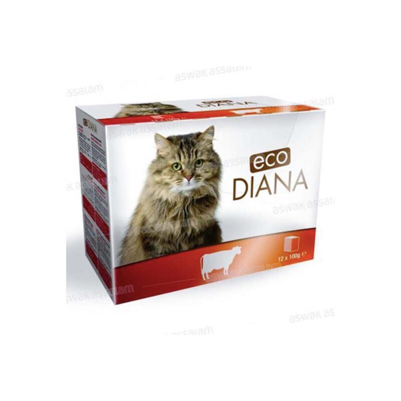 Eco Diana Pâté Au Bœuf Pour Chat 12x100 G