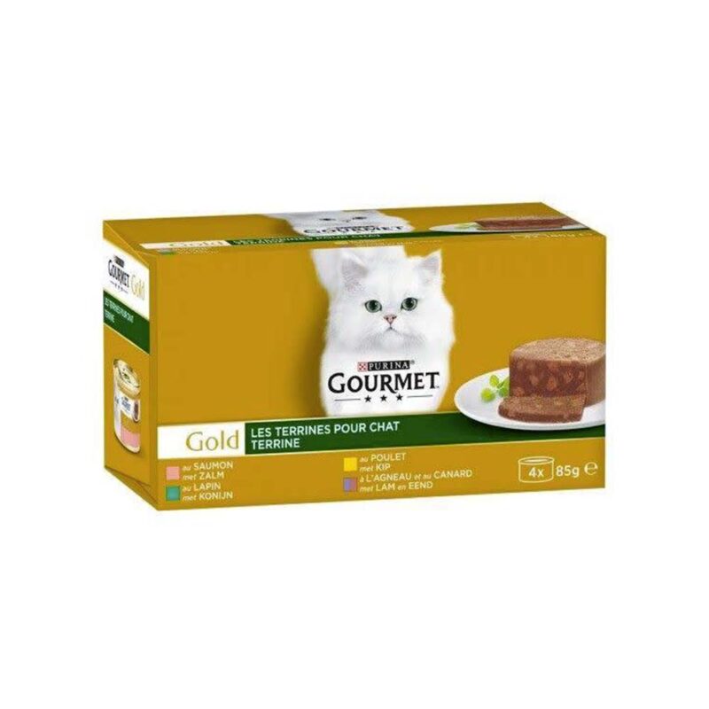 Gourmet Gold Terrine 4X85G Chat
